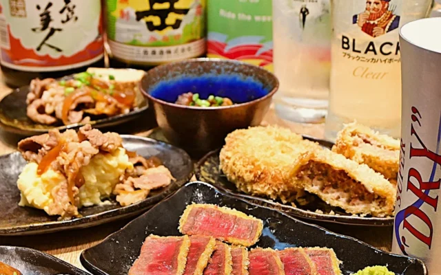 鹿児島・天文館に昼飲みと肉を楽しむ新スポット「にく酒場 ぎゅう太」が期間限定オープン！