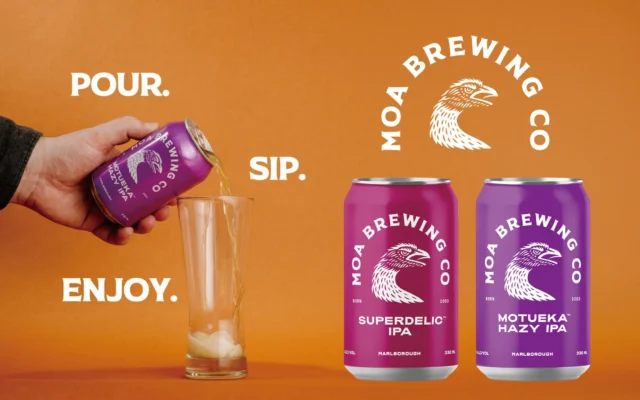 ニュージーランド発MOA BREWING COより、最新ホップが香るIPAビール2種が新登場