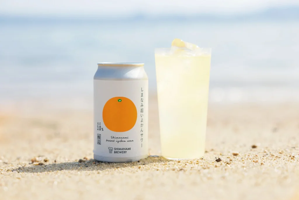 クラフトビール醸造技術で造る新感覚スパークリング「しまなみ超いよかんサワー」がしまなみブルワリーより新登場