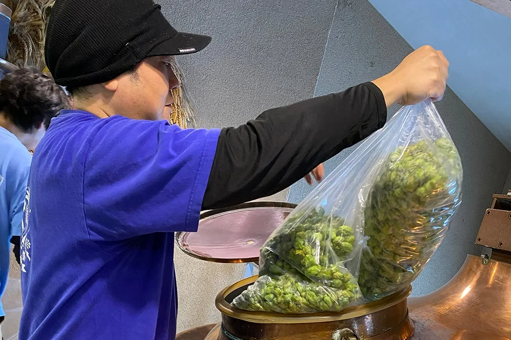 ホップ投入