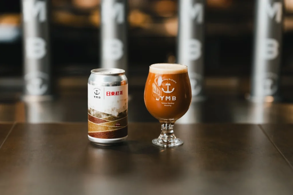日東紅茶100周年プロジェクト第一弾、Yellow Monkey Brewingとのコラボクラフトビール「CHA-GASUMI -茶霞-」登場