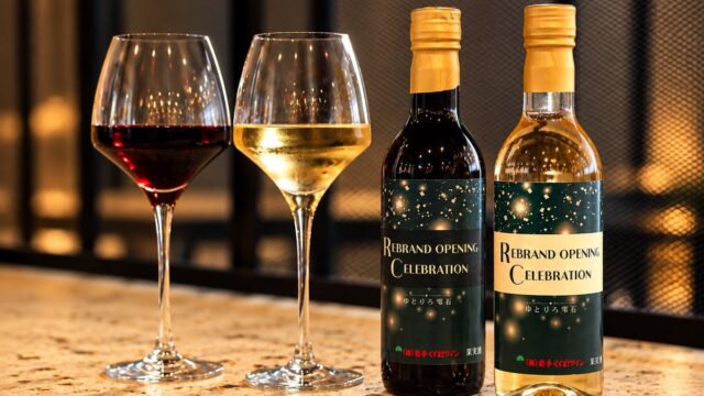 リブランドオープンを岩手のワインで乾杯!「岩手くずまきワイン」×ゆとりろ雫石 限定コラボ