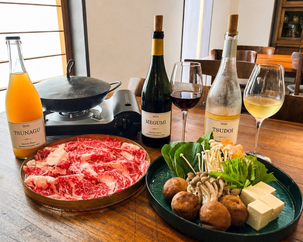 相模原のワインで味わう日本料理「とき綴る」×「Kentoku Winery」相模原ワインペアリング特別会席の提供開始