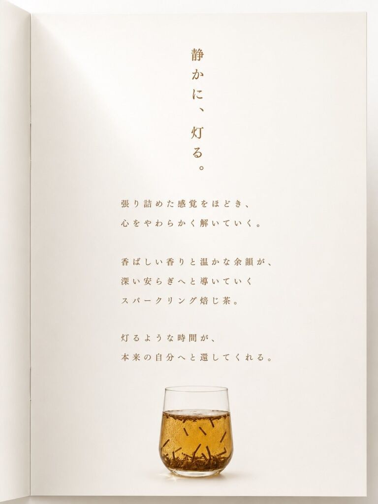 「日本の乾杯はほうじ茶で」 小島瑠璃子さんの「dipitea」と一石三鳥がほうじ茶スパークリング「燈 -とう-」を発売