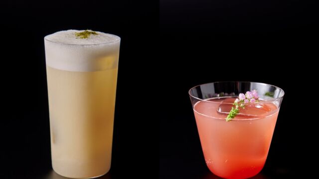 大阪の食文化「ソース」が本格カクテルに。「たこ焼き」、「紅ショウガ」をテーマにした衝撃の2作が期間限定で登場!
