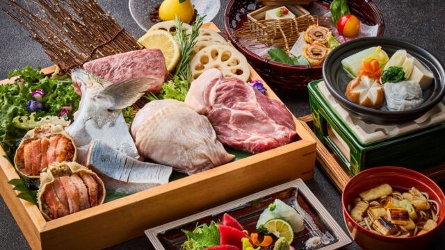 真鱈のちり鍋に本鮪とごまふぐの昆布〆も。ホテルメトロポリタン「旬香」の冬の「四季彩コース」