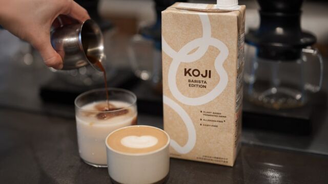 米と米糀から生まれたミルクでラテを ウッドベリーコーヒー全11店舗で期間限定提供