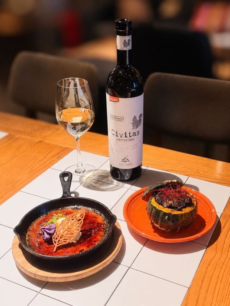 提供開始から連日完売　新宿三丁目「BISTRO CHURA」の秋限定、かぼちゃと紅芋の創作沖縄料理2種